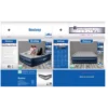 Bestway 67692 air mattress Double mattress Blue, Grey Unisex