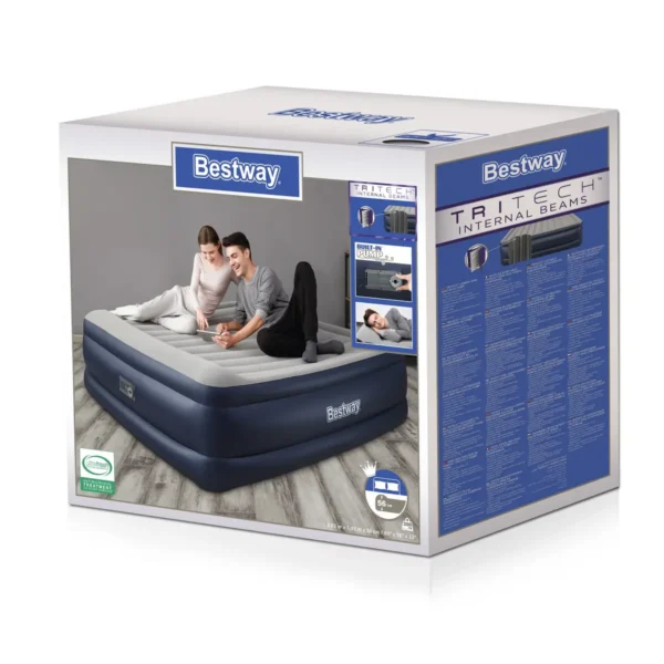 Bestway 67692 air mattress Double mattress Blue, Grey Unisex