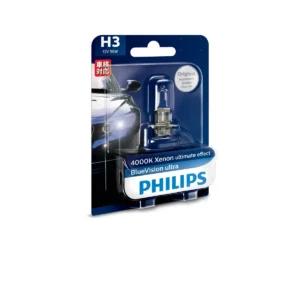 Philips BlueVision ultra car headlight bulb 12336BVUB1