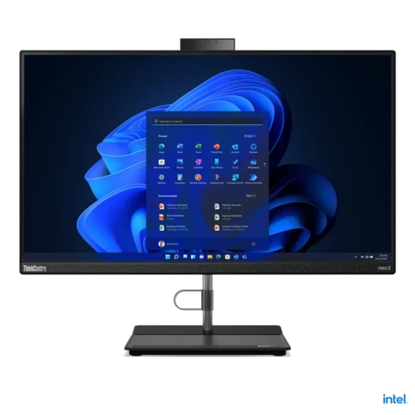 Lenovo ThinkCentre neo 30a Intel® Core™ i7 i7-1260P 60.5 cm (23.8″) 1920 x 1080 pixels All-in-One PC 16 GB DDR4-SDRAM 512 GB SSD Wi-Fi 6 (802.11ax) Black