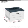 Xerox B230 A4 34ppm Wireless Duplex Printer PCL5e/6 2 Trays Total 251 Sheets