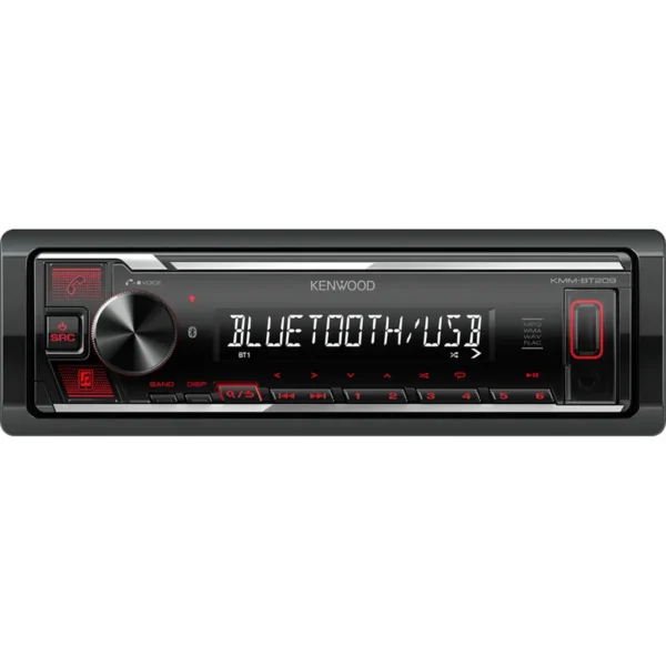 Kenwood KMM-BT209 car media receiver Black 200 W Bluetooth