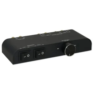 Techly IDATA AU-270 audio switch Black
