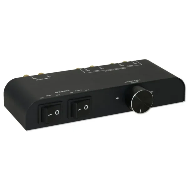 Techly IDATA AU-270 audio switch Black