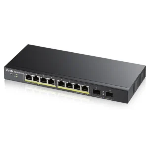 Zyxel GS1900-10HP network switch Managed L2 Gigabit Ethernet (10/100/1000) Power over Ethernet (PoE) Black