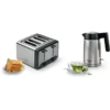 Bosch TWK5P480GB electric kettle 1.7 L 3000 W Black, Stainless steel