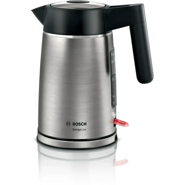 Bosch TWK5P480GB electric kettle 1.7 L 3000 W Black, Stainless steel