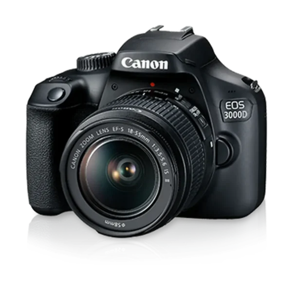 Canon EOS 3000D + EF-S 18-55mm f/3.5-5.6 IS II SLR Camera Kit 18 MP CMOS 5184 x 3456 pixels Black