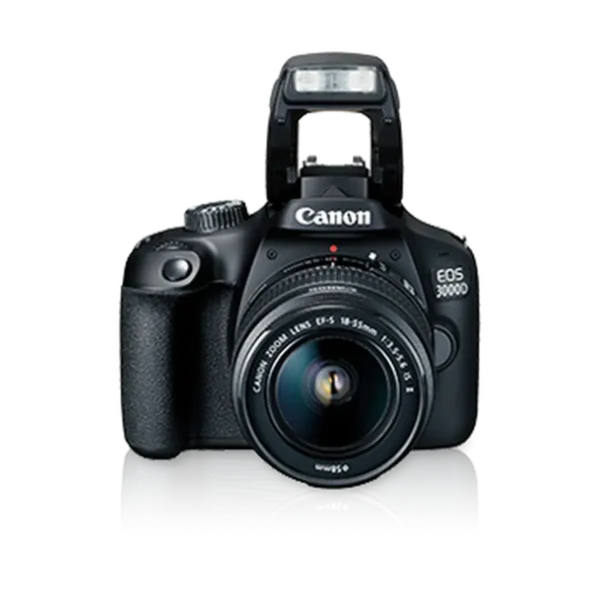 Canon EOS 3000D + EF-S 18-55mm f/3.5-5.6 IS II SLR Camera Kit 18 MP CMOS 5184 x 3456 pixels Black
