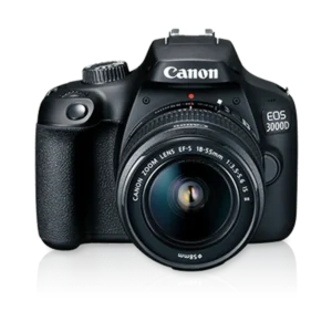 Canon EOS 3000D + EF-S 18-55mm f/3.5-5.6 IS II SLR Camera Kit 18 MP CMOS 5184 x 3456 pixels Black