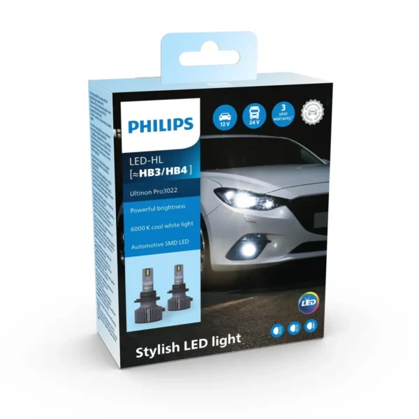Philips Ultinon Pro3022 LUM11005U3022X2 LED headlight bulbs
