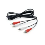 Equip 147094 audio cable 2.5 m 2 x RCA Black