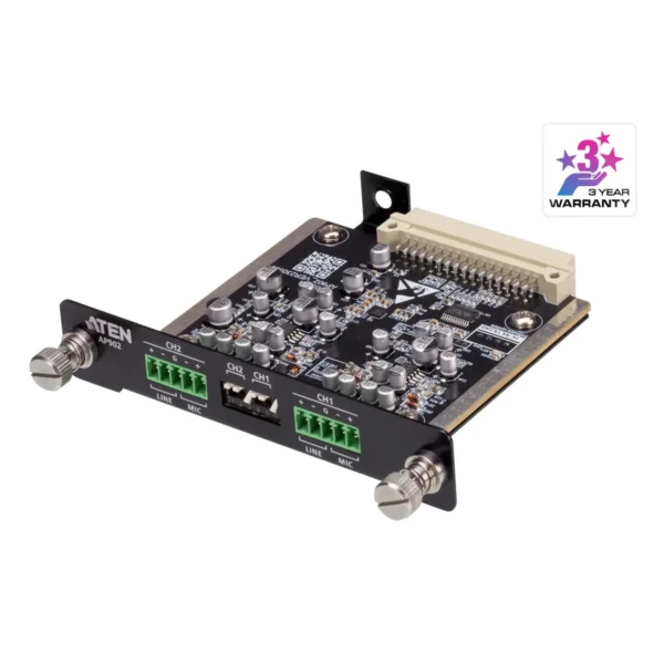 ATEN AP902 2.0 channels Black, Metallic