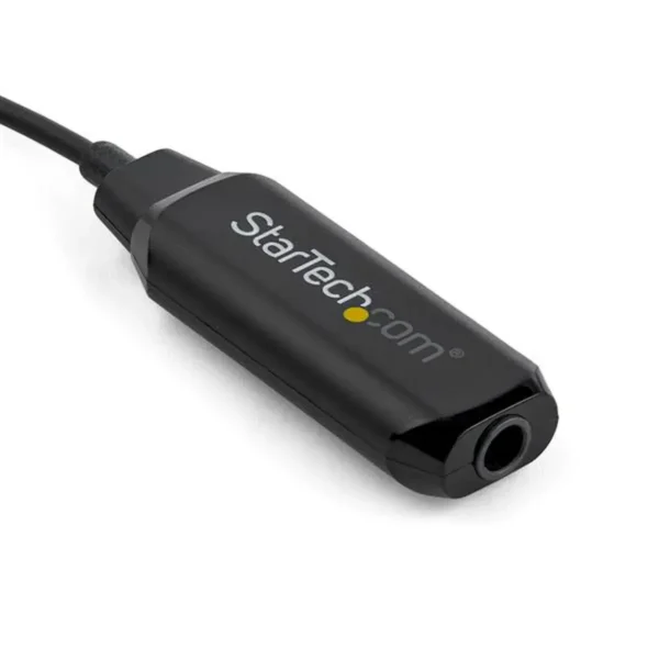 StarTech.com USB C to 3.5mm Audio Adapter – USB Type C to AUX Female Wired Headphone Jack w/32-bit DAC – Active USB C Digital Sound Card for Headset Audio Conference – Samsung S10 iPad Pro