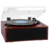 Trevi TT 1030 BT Direct drive audio turntable Wood
