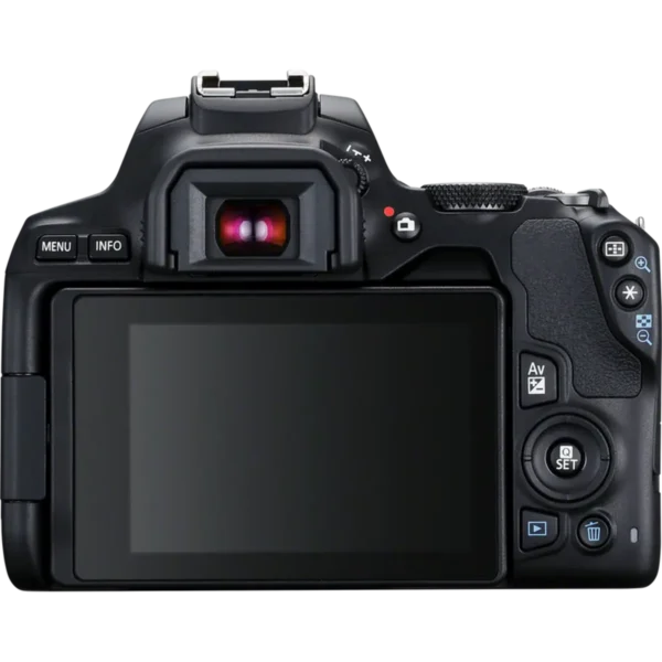 Canon EOS 250D + EF-S 18-55mm f/3.5-5.6 III + EF 75-300mm f/4-5.6 III SLR Camera Kit 24.1 MP CMOS 6000 x 4000 pixels Black