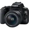 Canon EOS 250D + EF-S 18-55mm f/3.5-5.6 III + EF 75-300mm f/4-5.6 III SLR Camera Kit 24.1 MP CMOS 6000 x 4000 pixels Black