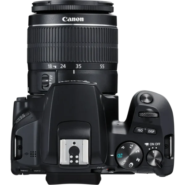 Canon EOS 250D + EF-S 18-55mm f/3.5-5.6 III + EF 75-300mm f/4-5.6 III SLR Camera Kit 24.1 MP CMOS 6000 x 4000 pixels Black