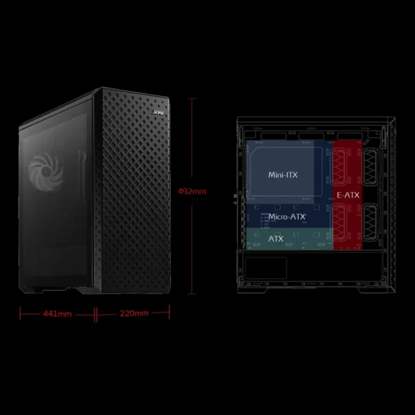 XPG DEFENDER PRO Mid-Tower Black