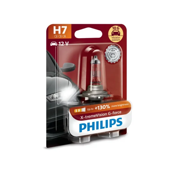 Philips X-tremeVision G-force 12972XVGB1 10 G vibration resistance
