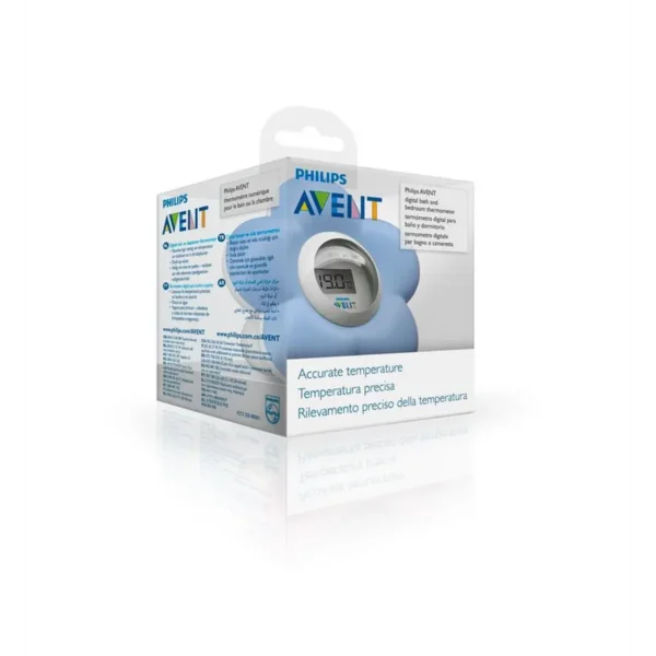 Philips AVENT Blue flower Baby Bath and Room Thermometer