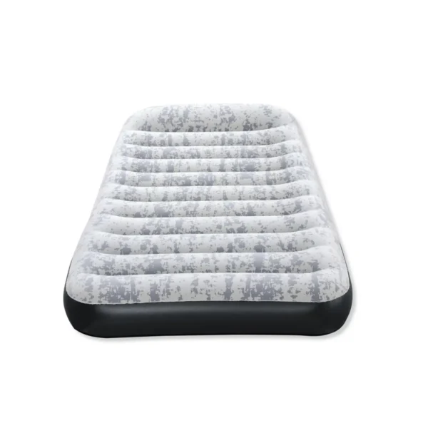 Bestway 74″ x 39″ x 12″/1.88m x 99cm x 30cm Tritech Airbed Twin Fashion Flock Built-in AC Pump
