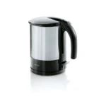 Petra WK 288.07 electric kettle 1.7 L 1800 W Black, Stainless steel