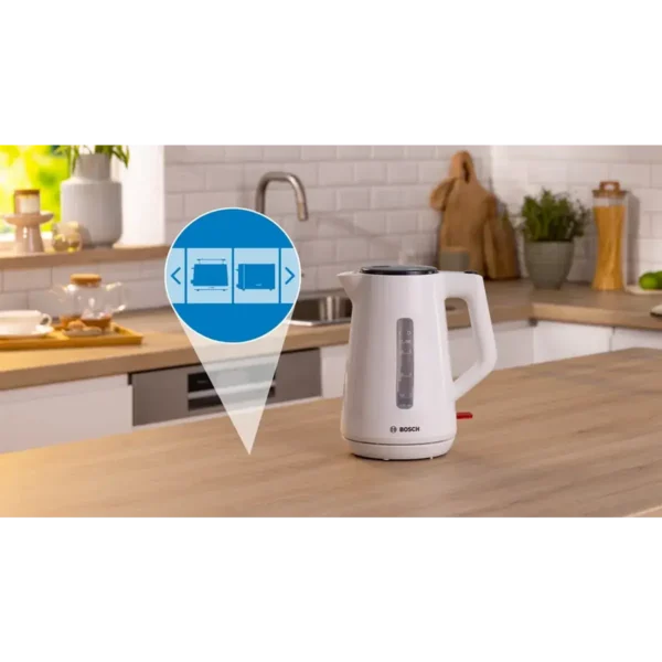 Bosch TWK1M121GB electric kettle 1.7 L 3000 W Grey, White