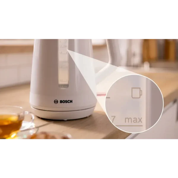 Bosch TWK1M121GB electric kettle 1.7 L 3000 W Grey, White