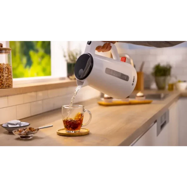 Bosch TWK1M121GB electric kettle 1.7 L 3000 W Grey, White