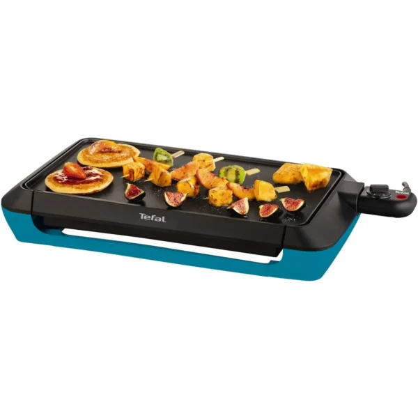 Tefal CB661412 electric griddle Freestanding 2000 W Black, Blue