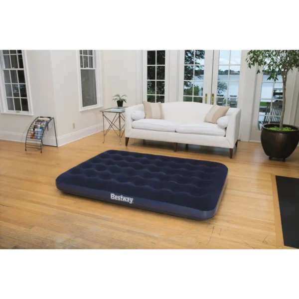 Bestway Flocked Air Bed – Air Pump / Double