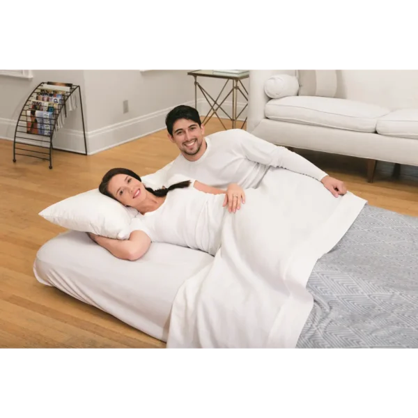 Bestway Flocked Air Bed – Air Pump / Double
