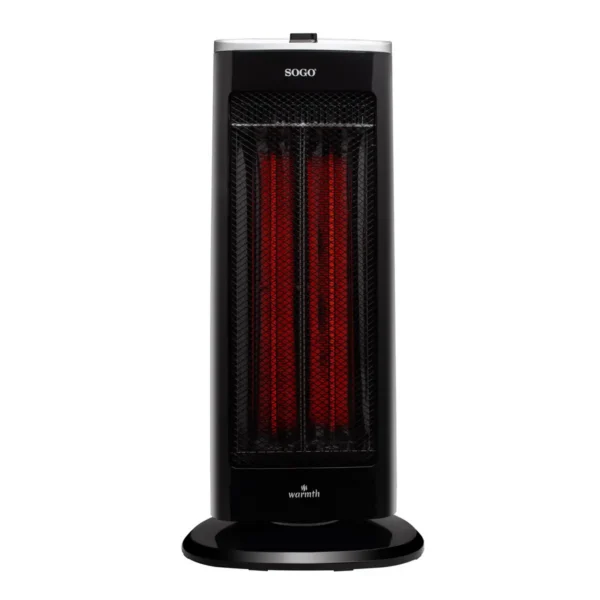 Sogo CAL-SS-18224 electric space heater Indoor Black 1000 W Infrared electric space heater