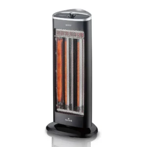 Sogo CAL-SS-18224 electric space heater Indoor Black 1000 W Infrared electric space heater