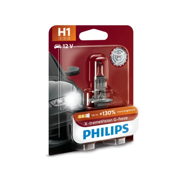 Philips X-tremeVision G-force 12258XVGB1 10 G vibration resistance