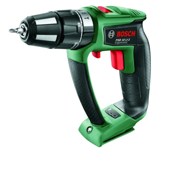 Bosch PSB 18 LI-2 Ergonomic Cordless Impact Drill (Baretool)