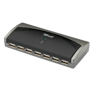 Trust 7 Port USB2 Powered Hub HU-5770 480 Mbit/s Black, Silver