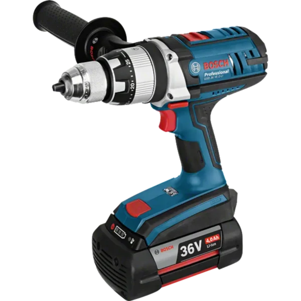 Bosch 0 601 9C1 100 drill Keyless 3.4 kg Black, Bordeaux