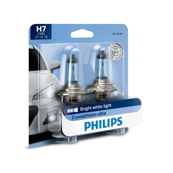 Philips CrystalVision Ultra 12972CVB2 car light bulb H7 55 W Xenon