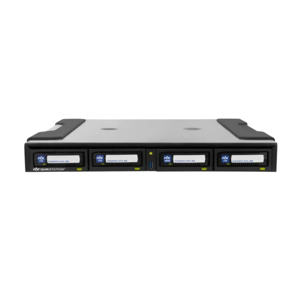 Overland-Tandberg O-T RDX QuikStation 4 DT, 4-Bay, 4x 1Gb Ethernet, removable disk array, desktop