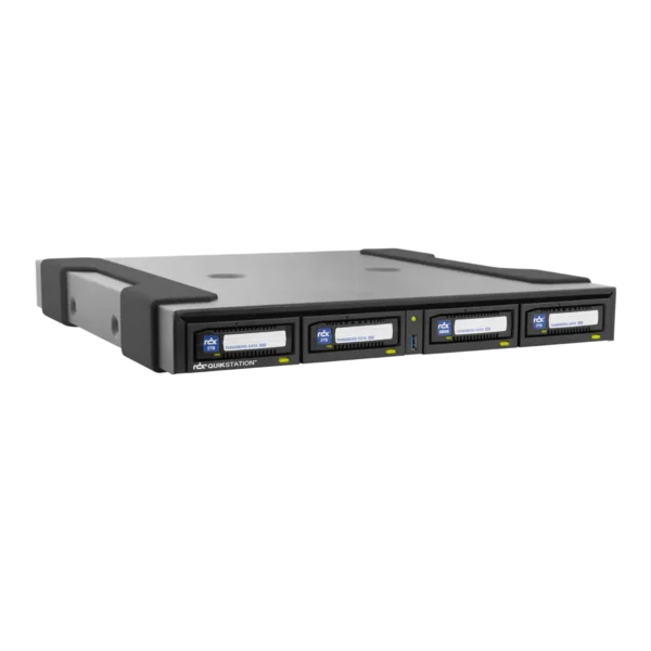 Overland-Tandberg O-T RDX QuikStation 4 DT, 4-Bay, 4x 1Gb Ethernet, removable disk array, desktop