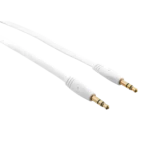 Trust Flat audio cable 1 m 3.5mm White
