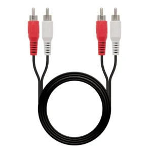 Nanocable 10.24.0602 audio cable 1.8 m 2 x RCA Black