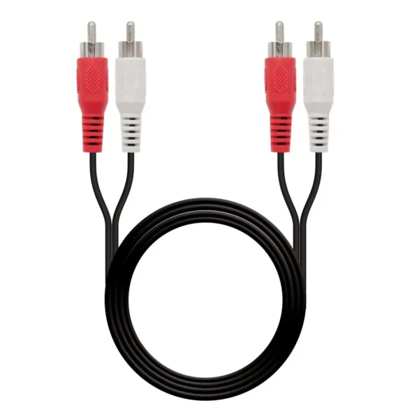 Nanocable 10.24.0602 audio cable 1.8 m 2 x RCA Black