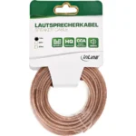 InLine Speaker Cable 2x 2.5mm² CU transparent 10m