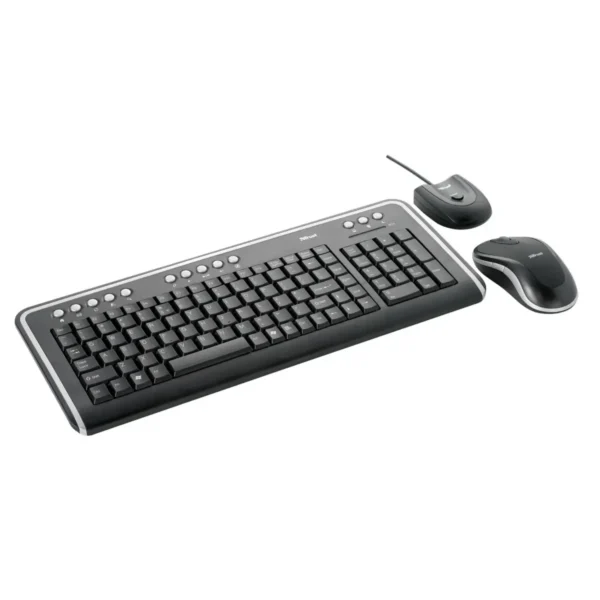 Trust Wireless Optical Slimline Deskset DS-3200 keyboard RF Wireless Black
