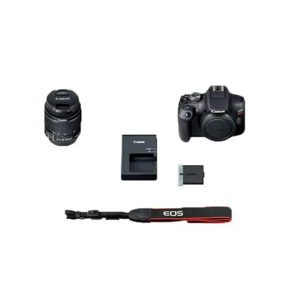 Canon EOS Rebel T7 EF-S 18-55mm f/3.5-5.6 III SLR Camera Kit 24.1 MP CMOS 6000 x 4000 pixels Black