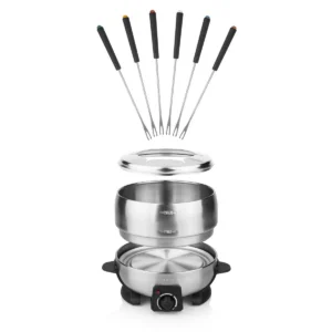 Princess 172700 Fondue Stainless Steel Deluxe