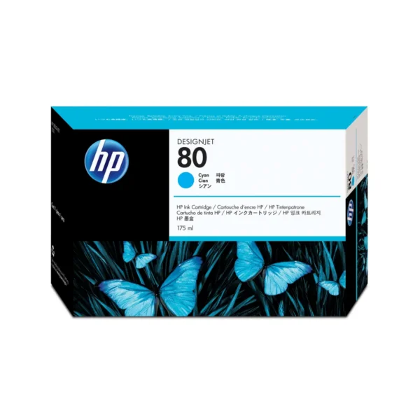 HP Cartouche d’encre cyan 80 175-ml print head